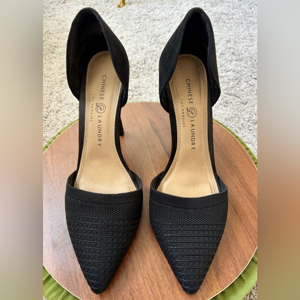 Chinese Laundry Black Heels Elegant Design